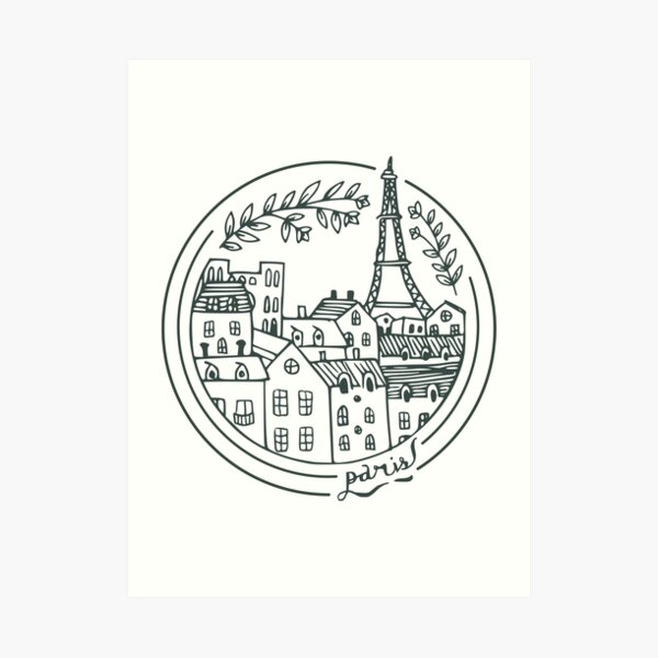 Paris! Kunstdruck