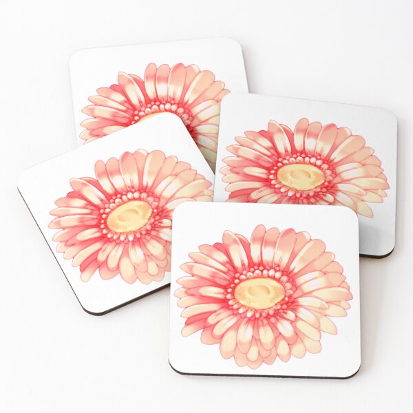 Item preview, Minimalist Pink Gerbera daisy flower/ Botanical line art/ Cottage core floral print  designed and sold by Rare Botanical .