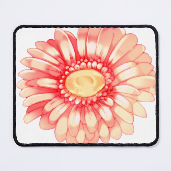 Item preview, Minimalist Pink Gerbera daisy flower/ Botanical line art/ Cottage core floral print  designed and sold by RareBotanical .
