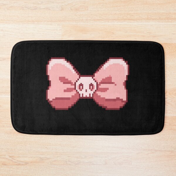 Item preview, Pixel Pink Skeleton Bow designed and sold by tamsclub.