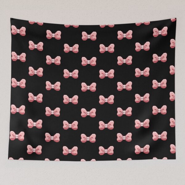 Item preview, Pixel Pink Skeleton Bow designed and sold by tamsclub.