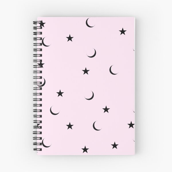 Item preview, Pastel Pink Moon and Stars Seamless Pattern designed and sold by Asmaa Abdul-Azim.