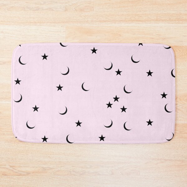 Item preview, Pastel Pink Moon and Stars Seamless Pattern designed and sold by Asmaa Abdul-Azim.