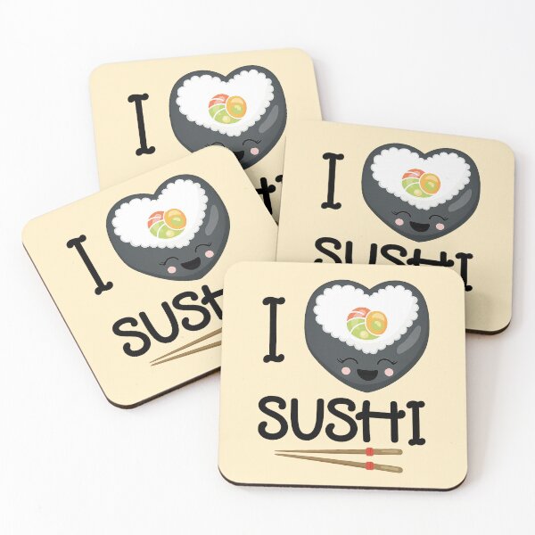 Item preview, I love sushi designed and sold by YChangShop.