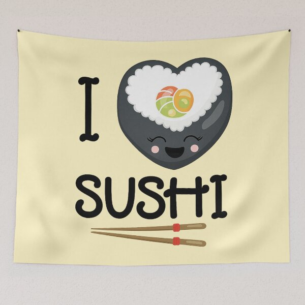 Item preview, I love sushi designed and sold by YChangShop.