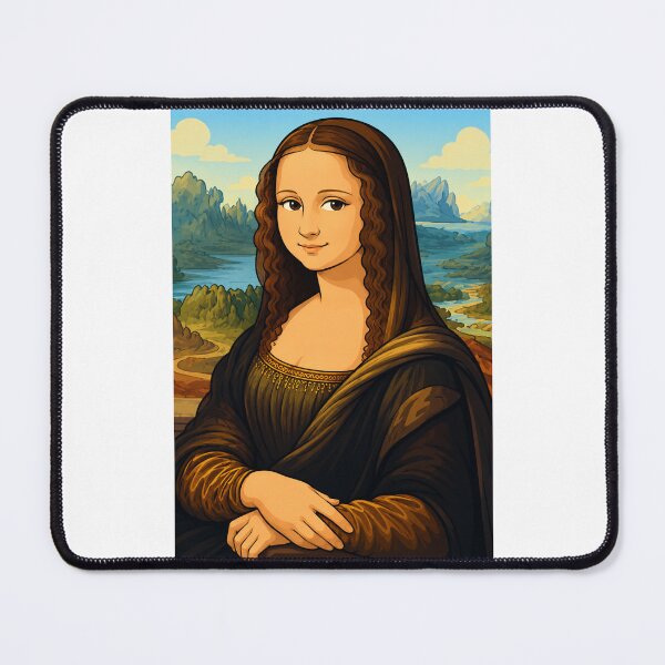Item preview, Monalisa illustrait designed and sold by Looplk.