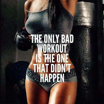Artwork thumbnail, Women's Fitness Inspirational Quote by superfitstuff