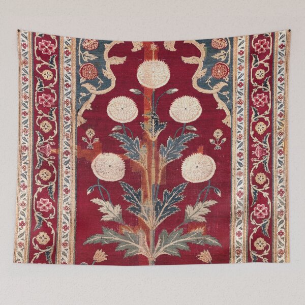 Item preview, Carpet with Niche and Flower Design Print designed and sold by Vicky Brago-Mitchell®.