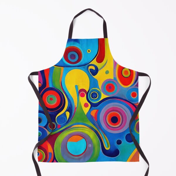 Artikelvorschau, 1960er 1970er Funky Psychedelic Buntes abstraktes Kunstdesign entworfen und verkauft von DEC02.