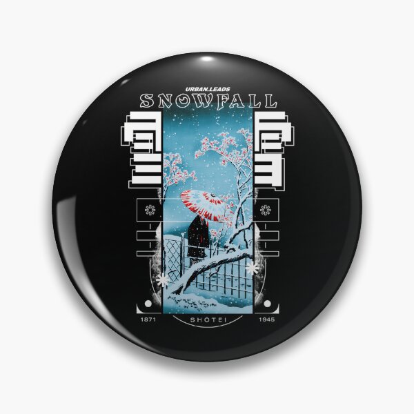 Item preview, Shotei Snowfall Woodblock Print Inspired designed and sold by Robynkie.