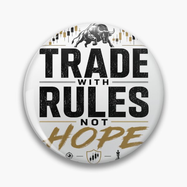 Item preview, Trade With Rules Not Hope | Forex Trading Motivation | Risk Management Quote designed and sold by PipForgeStudio .