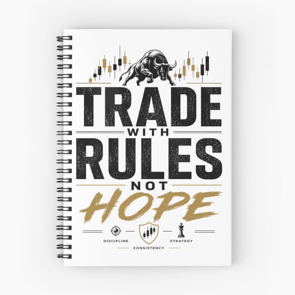 Item preview, Trade With Rules Not Hope | Forex Trading Motivation | Risk Management Quote designed and sold by PipForgeStudio .