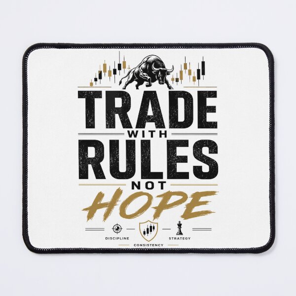 Item preview, Trade With Rules Not Hope | Forex Trading Motivation | Risk Management Quote designed and sold by PipForgeStudio .