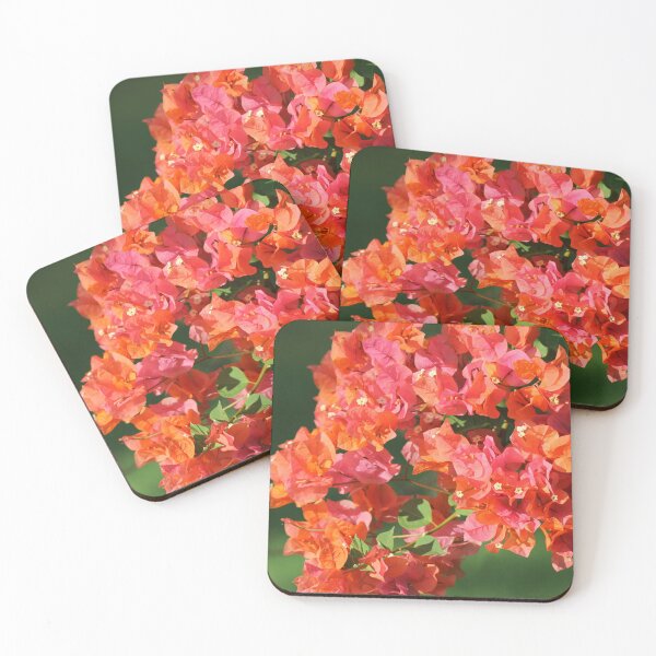 Item preview, Vibrant Orange and Pink Bougainvillea Flowers designed and sold by 27Tammy27.