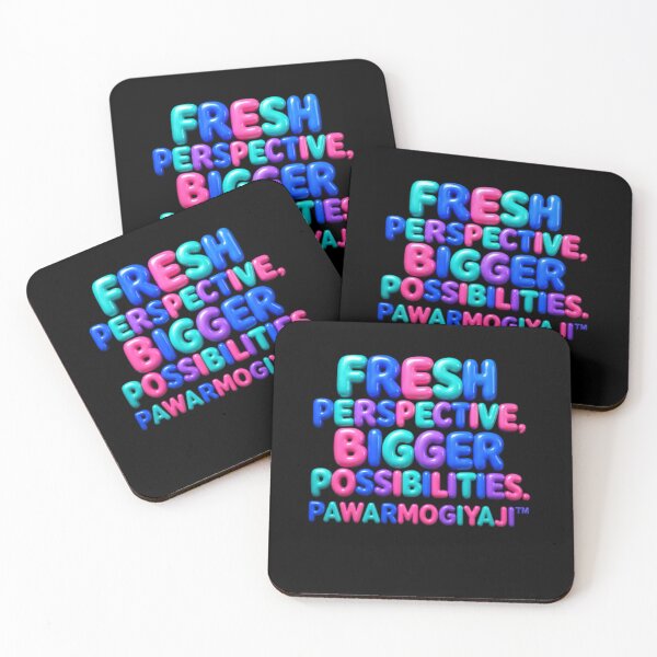 Item preview, Fresh Perspective Bigger Possibilities | Colorful 3D Bubble Typography Motivational Quote designed and sold by Pawar1999.