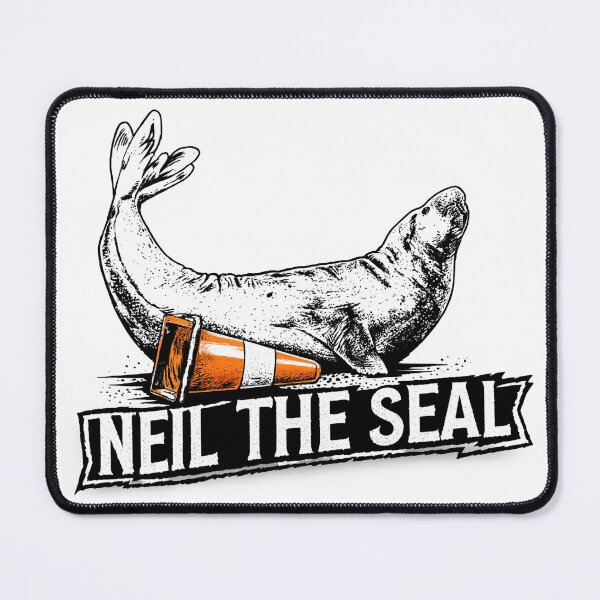 Item preview, Neil the Seal – Playful Wildlife Cartoon for Animal Fans designed and sold by Designs By Ms Mal_Tas.