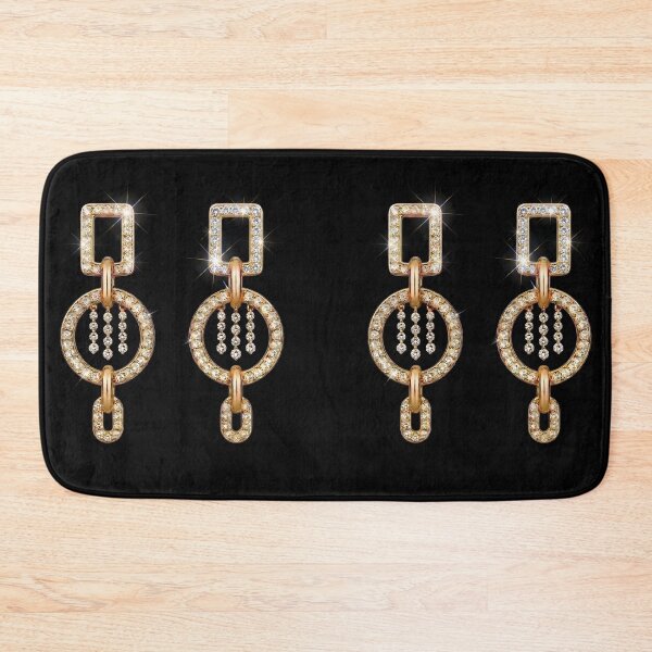 Item preview, Glamorous Gold and Diamond Chandelier Earrings designed and sold by Trans4med.