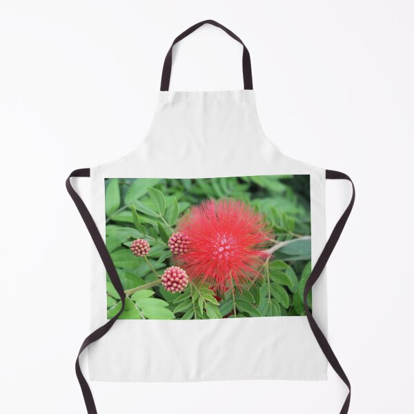 Item preview, Vibrant Red Powder Puff Flower Close Up designed and sold by 27Tammy27.