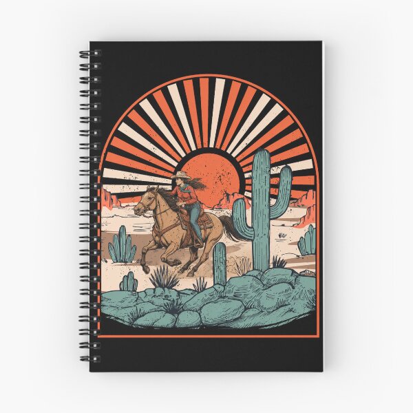 Item preview, Rodeo Cowgirl Desert Sunset  designed and sold by AtlantiqArt.