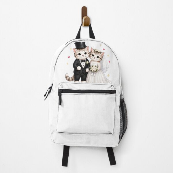 Item preview, Cute Cats Bride and Groom Wedding designed and sold by QuiteOrbit.