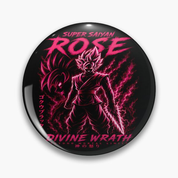 Item preview, Dark Pink Haired Saiyan Fighter -Divine Wrath Lightning Energy Aesthetic Design designed and sold by Trinidesigns123.
