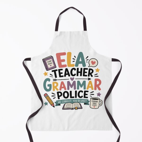 Item preview, ELA English Teacher Grammar Police designed and sold by officinelala.
