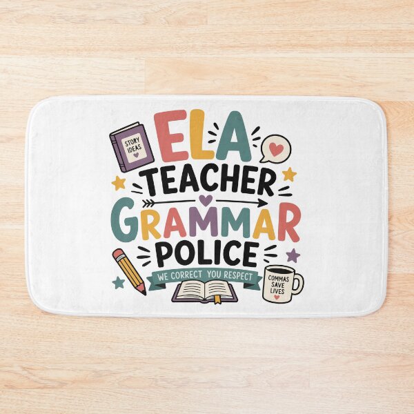 Item preview, ELA English Teacher Grammar Police designed and sold by officinelala.