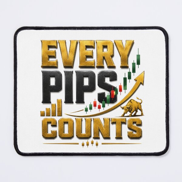 Item preview, Every Pips Counts Forex Trading Motivation Quote designed and sold by PipForgeStudio .