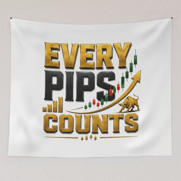 Item preview, Every Pips Counts Forex Trading Motivation Quote designed and sold by PipForgeStudio .