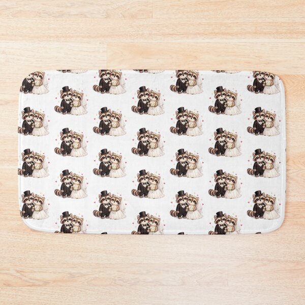 Item preview, Raccoon Bride Groom Bachelorette Party Wedding designed and sold by QuiteOrbit.