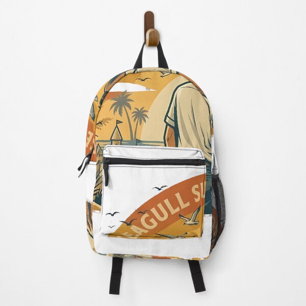 Item preview, Seagull Sunrise Vintage Beach Vacation Couple designed and sold by OliviaHayesArt.
