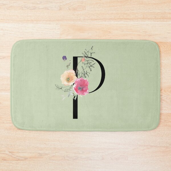 Item preview, Letter P Poppies designed and sold by WildAliceArt.