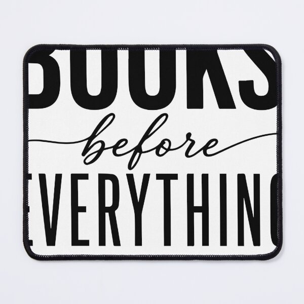 Item preview, Books Before Everything | Minimalist Book Lover Typography designed and sold by cute cute.