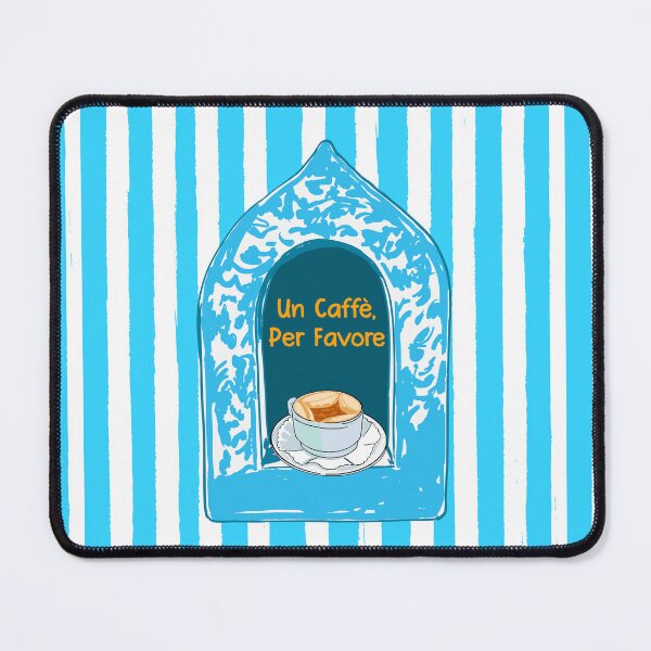 Item preview, Un Caffè, Per Favore Italian Espresso Coffee Illustration designed and sold by MaiZephyr.