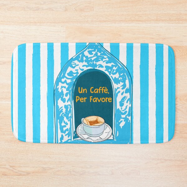 Item preview, Un Caffè, Per Favore Italian Espresso Coffee Illustration designed and sold by MaiZephyr.