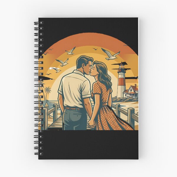 Item preview, Dune Path Vintage Beach Vacation Couple Shirt designed and sold by OliviaHayesArt.