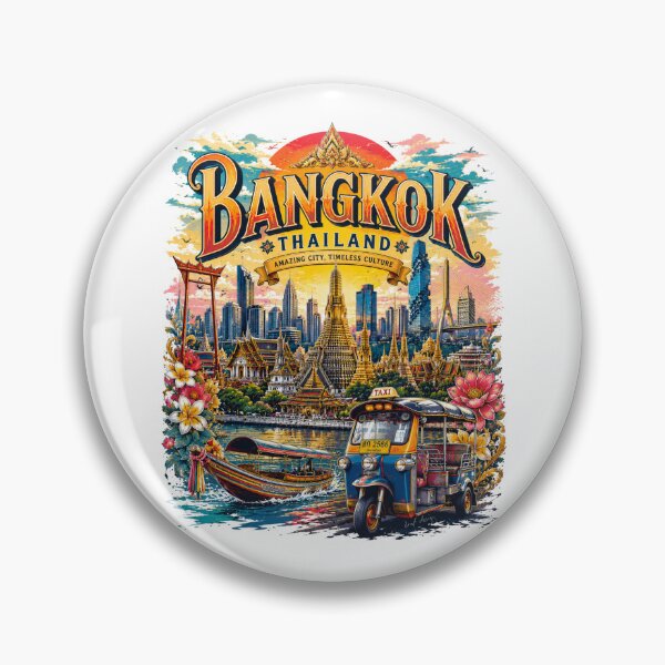 Item preview, Bangkok Heritage Vibrant Sunset ,brafdesign  designed and sold by Brafdesign.