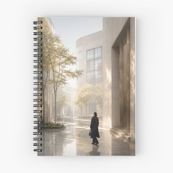 Item preview, Urban Courtyard | Atmospheric Urban Fine Art designed and sold by SEIMEI2025.