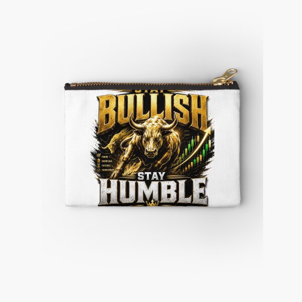 Item preview, Stay Bullish Stay Humble Forex Trading Bull Market Trader Motivation designed and sold by PipForgeStudio .