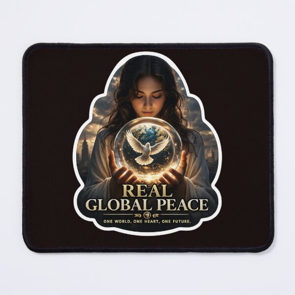 Item preview, Real Global Peace - One World One Heart designed and sold by carestazafeli.