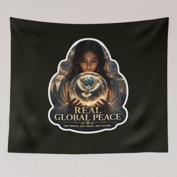 Item preview, Real Global Peace - One World One Heart designed and sold by carestazafeli.