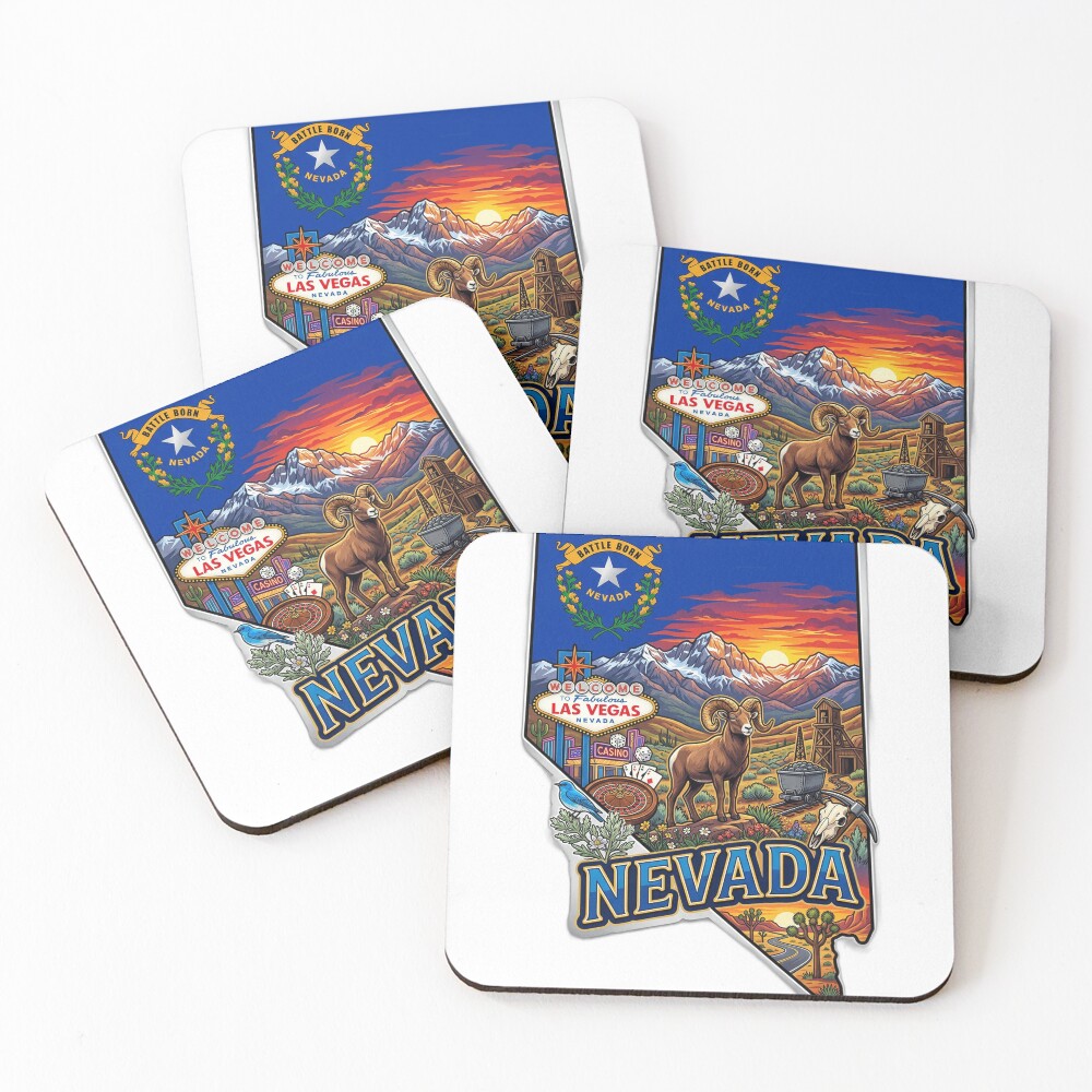 Item preview, Coasters (Set of 4) designed and sold by FunFitsFactory.