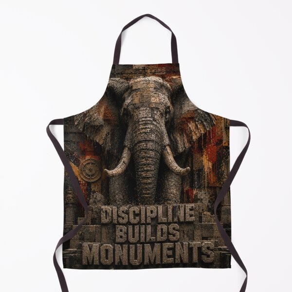 Item preview, Deep Work Engineer Discipline Builds Elephant Brutalist Print designed and sold by SavannaStrikes.