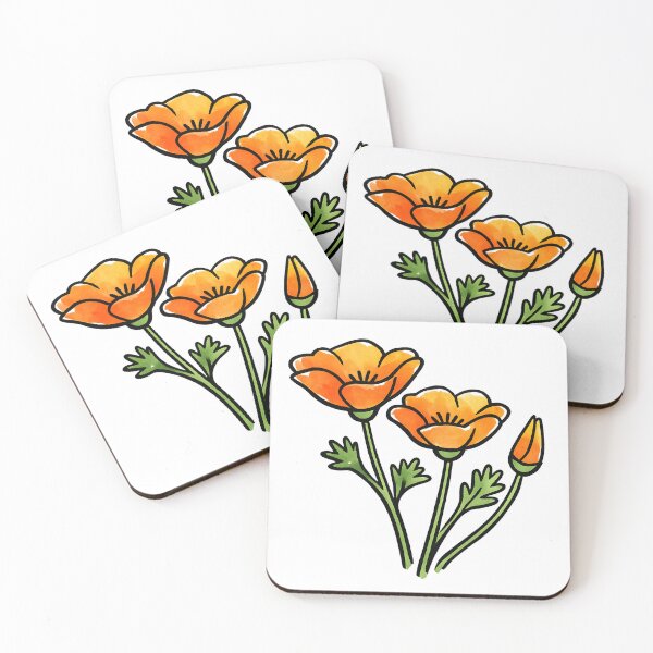 Item preview, California Poppies  designed and sold by GraphicsClub.