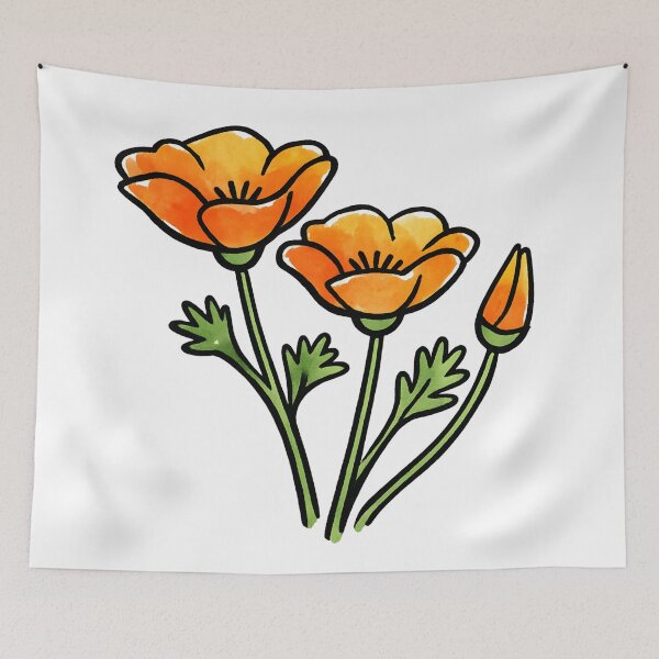Item preview, California Poppies designed and sold by GraphicsClub.