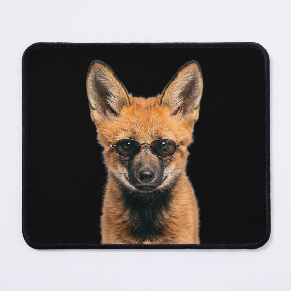 Item preview, Cute Baby Maned Wolf Wearing Sunglasses Funny designed and sold by RareLavender.