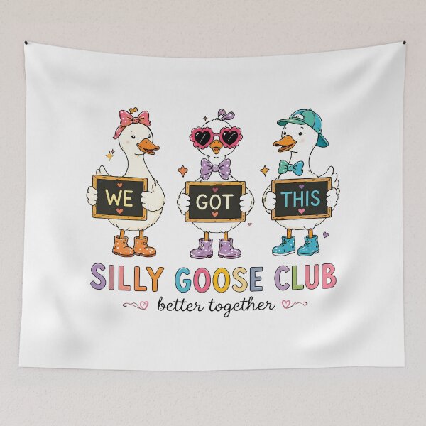 Item preview, Silly Goose Club We Got This Better Together — Funny Teacher Team Geese designed and sold by MAPDDesigns.