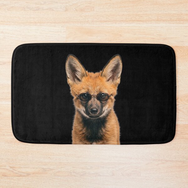 Item preview, Cute Baby Maned Wolf Wearing Sunglasses Funny designed and sold by RareLavender.