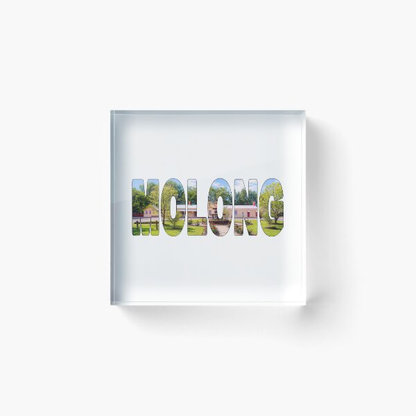 Item preview, MOLONG - NSW Australia Historic Train Station with Spring Roses Park designed and sold by Adam Gormley.