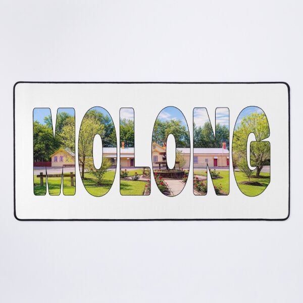 Item preview, MOLONG - NSW Australia Historic Train Station with Spring Roses Park designed and sold by Adam Gormley.